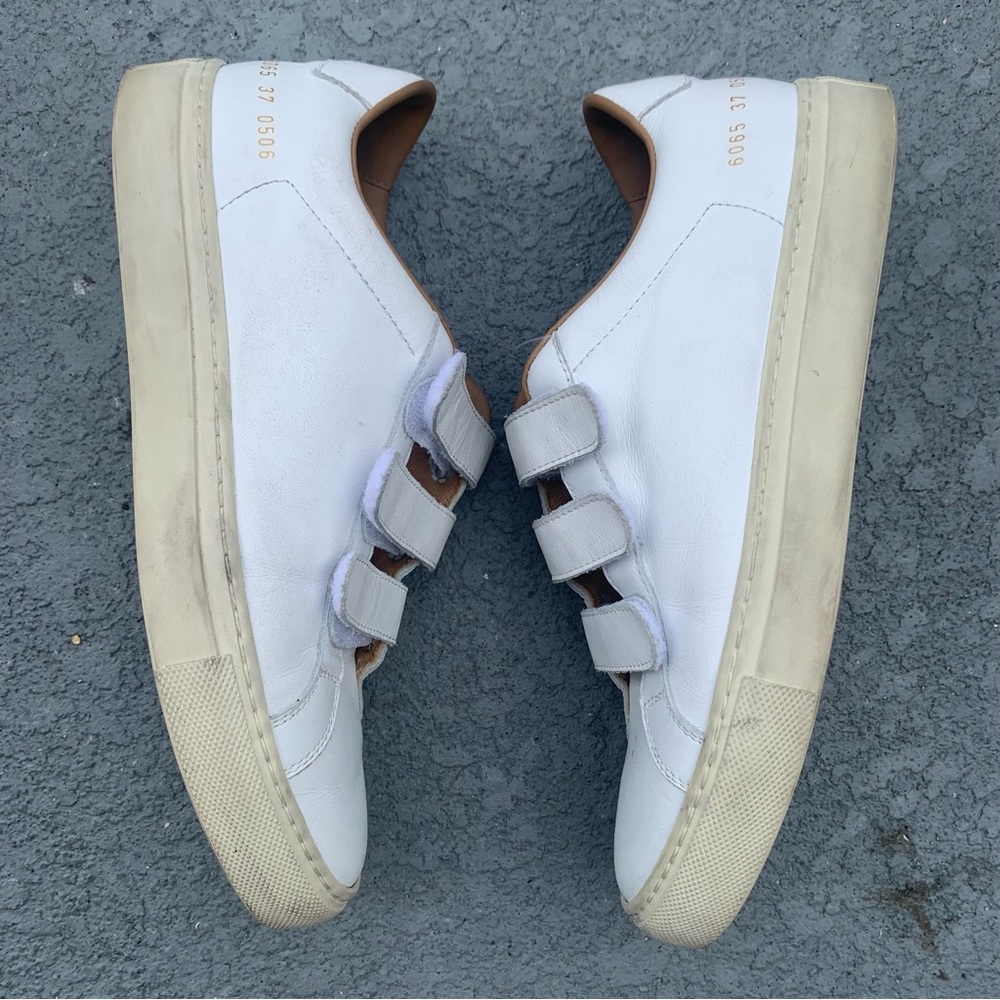 Woman Common Projects Achilles  Velcro Sneakers Size 7 - Picture 10 of 16
